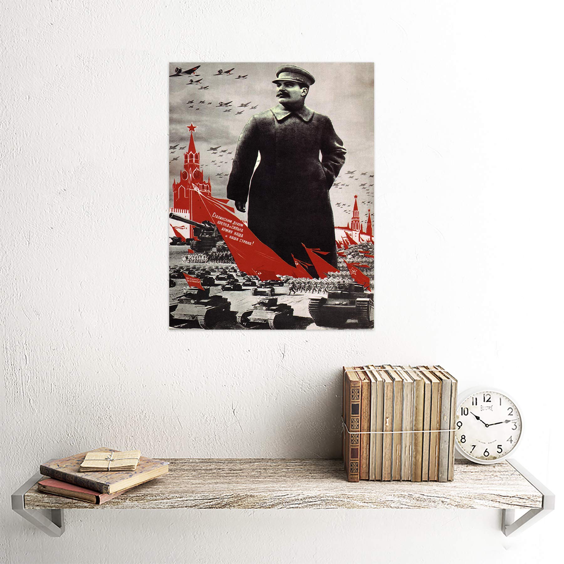 アートポスター イングリッド・ヴァン・ニイマン エキシビジョンポスター Amazon.co.jp: Political Army Stalin Kremlin Soviet Union